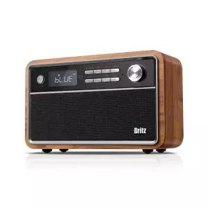 우드스피커 브리츠 레트로 올인원 블루투스 스피커 BA-MK300