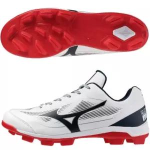 미즈노 야구화 포인트화 쿠션 레보 다이아 화이트네이비 mizuno 11GP256014WN