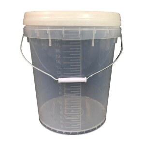 원형 대용량 소변통 플라스틱 신형5L투명통눈금 양동이 대형 바스켓 뚜껑 20L 투명