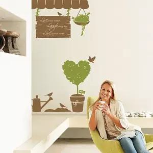 스위트가든 그래픽스티커 시트 벽지 포인트