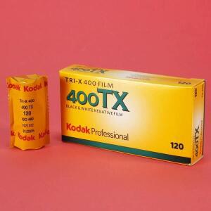 코닥 TRI-X 400TX 프로페셔널 IOS 120 흑백 네거티브 필름 1-5롤 카메라용