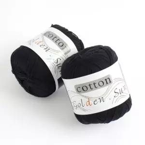 일상공방 코튼 뜨개질실 2p세트(100m) (블랙)/공예/공작/미술/인형/블랭킷/의류/장갑/털실/공방/소품실