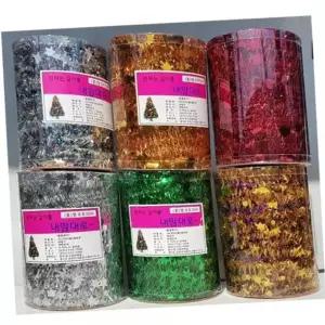 (TNB) 트리모루 내맘대로 크리스마스반짝이줄 트리장식줄 롤 별모루 30M