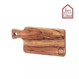 올비아 도마 캄포 칼도마 소형 35cm x 16cm 가정용 부엌 조리 조리용 주방 요리 나무 우드