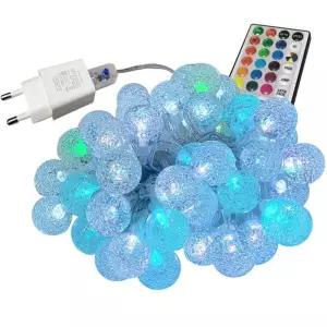 원형 크리스탈 아이스 앵두전구 50구 줄조명 트리등꾸미기 데코 크리스마스장식 용품 인테리어 앵글 알전구