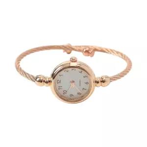 와이어 뱅글 메탈 시계 (로즈골드 숫자) DK70여자 아날로그손목 손목 심플한손목 여성 용손목 패션