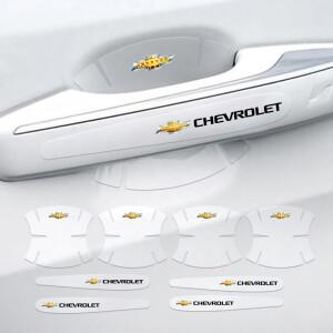 48개 자동차 스티커 투명 도어 핸들 보호 스크래치 방지 데칼 쉐보레 크루즈 라세티 소닉 스파크 세일 아베