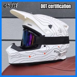DOT 인증 모토 고카트 오프로드 헬멧 바이크 다운힐 AM DH 오프로드 헬멧 레이싱 클래식 모토 오리지널 엔