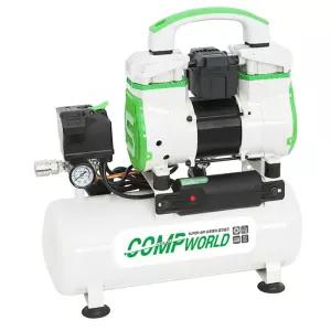 저소음 무오일 슈퍼에어 S-AIR 콤프레샤 3.5마력급 8리터 COMPWORLD OFS2-8레셔 컴프 필터 프필터 프레서