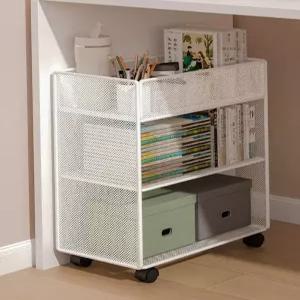 이동식 책장 바퀴달린 철제 책 보조 코너 수납함 움직이는 달린 이동 북카트 디자인 작은