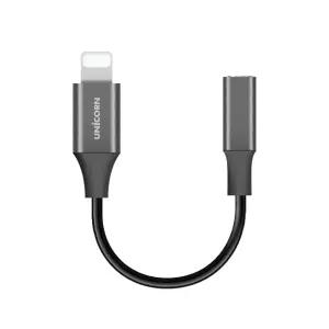 유니콘 아이폰 아이패드 호환 8핀 3.5mm AUX 이어폰젠더 고음질오디오변환젠더 케이블컨버터 CT-400S