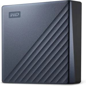 WD 5TB My Passport 울트라 블루 휴대용 외장 하드 드라이브 랜섬웨어 방지 및 비밀번호 보호 기능이 있는