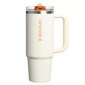 [스탠리]미국 스탠리 프로투어 플립 빨대텀블러 스탠리887 크림에프리콧글로스 887ml 손잡이텀블러