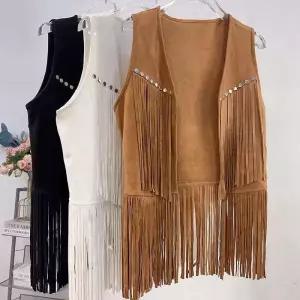 여성 댄스복 상의 방송 에어로빅복 댄스티 무대의상 라인댄스 조끼 공연복 진갈색 S 판매