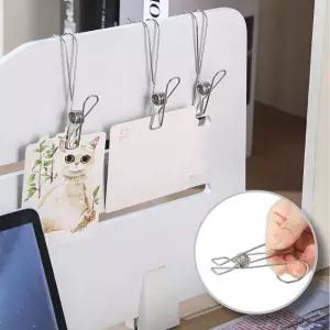 스텐 고리 집게 다용도 걸이 후크 10개 다용도 고무장갑 싱크대 모자 주방