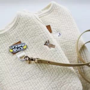 코코아허니 누비 하네스 조끼 XS-3XL강아지옷 애견 베스트 애완견 심플 반려견 멍멍이 댕댕이