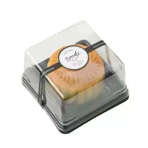 화과자케이스 1구 떡포장 두쫀쿠포장 케이스 검정 50개