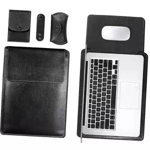 37x28cm 270WIN27 세트 파우치 블랙 서류가방 노트북 인조가죽