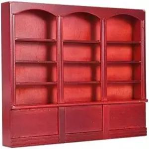 요정 정원을 위한 EatingBitting 1 12 미니 미니어처 가구 나무 디스플레이 캐비닛 책장 옷장 모델