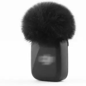 DJI MIC MINI 무선 마이크 2024 최신 버전 퍼리 윈드 머프 데드캣 커버용 LEFMOHY 윈드스크린