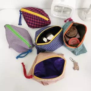 OSM-1006660 체크 5컬러 멀티 수납 파우치