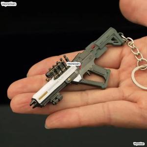 헬다이버즈 2 PLAS-1 초토화 소총 금속 모델 키링