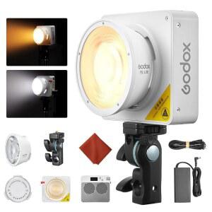 GODOX ML100BI 120W LED 연속 TLCI 컬러 USB 33200LUX 충전 CRI 라이트 바이 조명 1M 11가지 출력 스트리밍 효과 사진 촬영을 라이브 제어 비디오 COB 촬영 98 97 2800K 6500K FX 위한