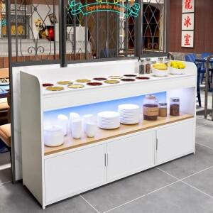 훠궈 레스토랑 양념, 하이디라오 뷔페 꼬치, 바비큐 소스, 테이블 사이드보드, 팬트리 캐비닛,