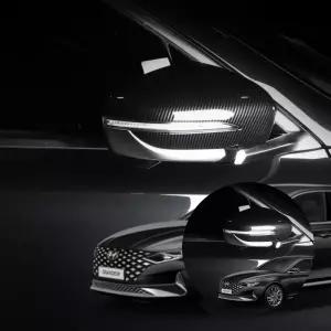 더뉴 그랜저 IG 사이드미러 카본 튜닝 차량 외부 용품 드레스업 악세사리