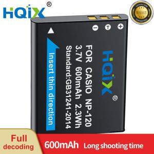 HQIX 적용 가능 CASIO EXILM EX-S200 Z790 ZS10 S300 Z31 Z680 카메라용 NP-120 충전기 배터리