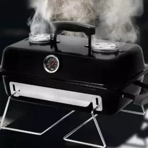 캠핑 화로대 휴대용 숯불 훈제 바베큐 그릴 야외 소형 가족