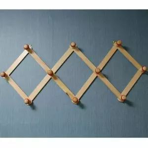 옷걸이 RBW826E1 훅 자바라 모자걸이 벽걸이 접이식 중 32cm