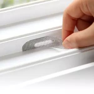 이중물구멍방충망 10p c 미세 막이 틈새 원터치모기장 보수 붙이는