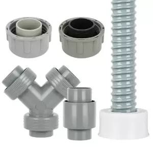 싱크 부속 부품 호스연결 싱크대배수구 하수구배수관 배수세트 망 씽크대역류