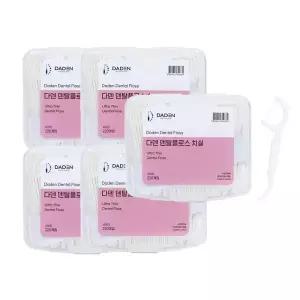 덴탈플로스 Y 얇은 온가족 치실 대용량 1100P(220x5)