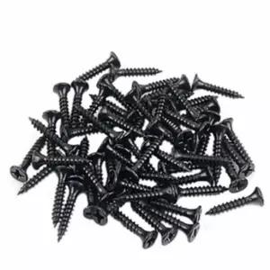 3.5mm 피스 블랙 38mm 스텐나사 목재용못나사드릴 못세트 목공 가구철물 용못 둥근머리못 나사못 석고보드