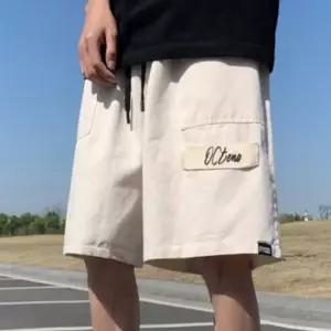 남성 와이드핏 빅주머니 편한 허리밴딩 면 반바지남자숏팬츠 포켓 조거 슬렉스 밴반 치마 밴팬츠 여름옷
