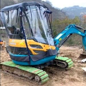 미니 포크레인 굴삭기 방풍 바람막이 카토20 캐노피 방수