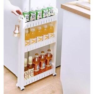 초슬림 틈새선반 7cm 8cm 슬림 이동식 주방 9cm 틈새수납장