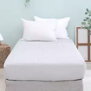 에이프릴앳홈 60수 고밀도 워싱면 올인원 매트리스커버 -싱글