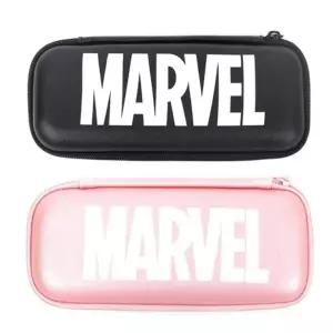 (색상 블랙)마블 라이트 EVA 2단 학생 펜슬케이스 펜슬 필기류 케이스 신학기 필통 펜 파우치 초등 중등