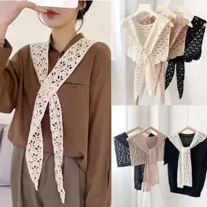 여성 여름 데일리 펀칭 니트 망토 숄 가디건 휴양지 비치웨어