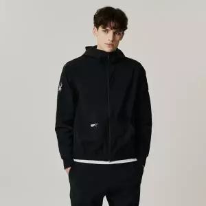 [롯데백화점]스파이더 남성 TEAM VENOM 우븐 후드 집업 자켓 SPJPCNFT304MBLK