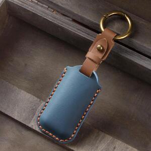 가죽 자동차 차량용 호환 키 케이스 가방 스마트 Fob 커버 카바 셸 볼보 호환 S60 V60 S90 V90 Xc40 C40 Po