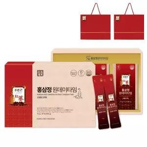 홍삼정 6년근 프리미엄 홍삼 스틱 + 쇼핑백 포함 300ml 1개