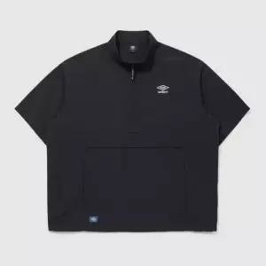 엄브로자켓 LQC UQ223CWT42-BLK 클래식 반팔 스탠넥 아노락 / BLACK