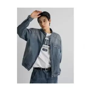 매장정품 8SECONDS 에잇세컨즈 레이서 데님 아우터 블루 456339CCAP 1301504
