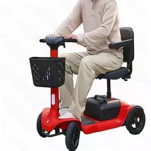 노인 어르신 스쿠터 효도 선물 접이식 사륜 전동차 전동