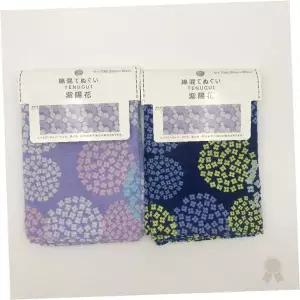 일본풍 무늬 가제 손수건 면 타올 부드러운 촉감 흡수력 좋은 주방 세면 땀 닦는