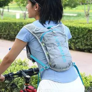 초경량 밀착형 스포츠용 싸이클 백팩 그레이 방수라이딩배낭